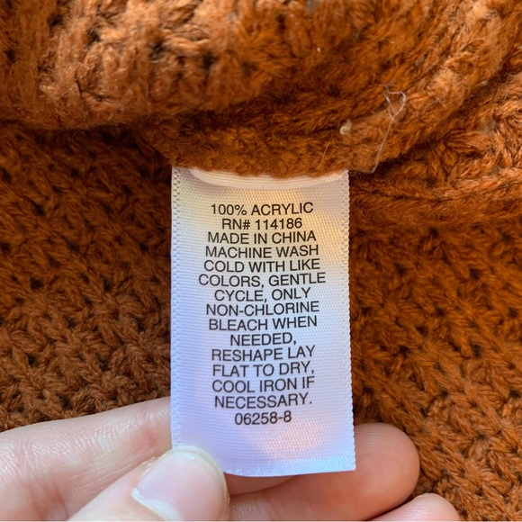 Arizona Jean Co. | Knit Sweater | BURNT ORANGE - X-SMALL - Picture 8 of 8